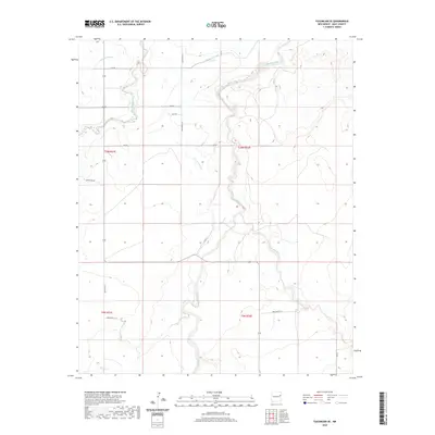 2020 Map of Tucumcari SE, 2020 Print