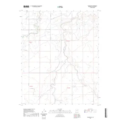2023 Map of Tucumcari SE, 2023 Print