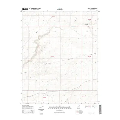 2014 Map of Tudecoz Spring, 2014 Print