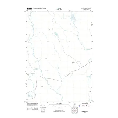 2011 Map of Tug Mountain, 2011 Print