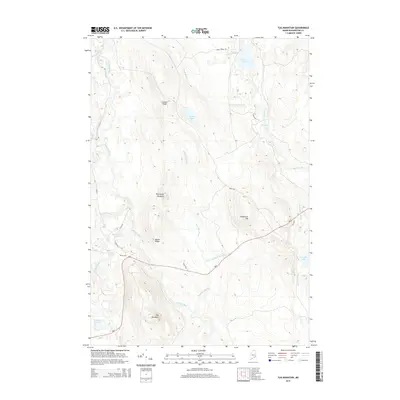 2014 Map of Tug Mountain, 2014 Print