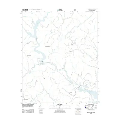 2011 Map of Tugaloo Lake, 2011 Print
