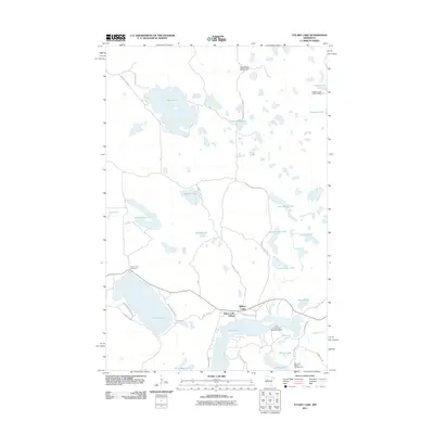 2011 Map of Tulaby Lake, 2011 Print