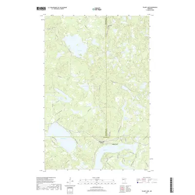 2019 Map of Tulaby Lake, 2019 Print