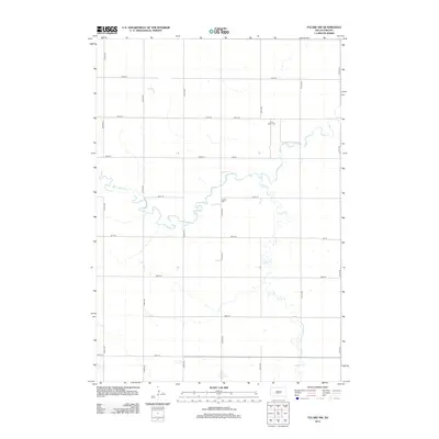 2012 Map of Tulare NW, 2012 Print