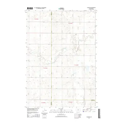2015 Map of Tulare NW, 2015 Print