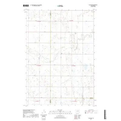 2017 Map of Tulare NW, 2017 Print
