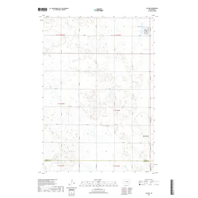 2017 Map of Tulare, 2017 Print