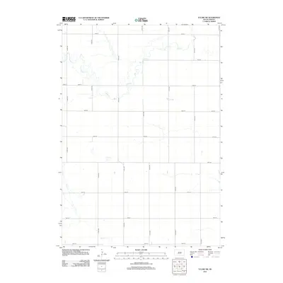 2012 Map of Tulare SW, 2012 Print