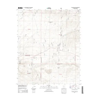 2013 Map of Tularosa Canyon, 2013 Print