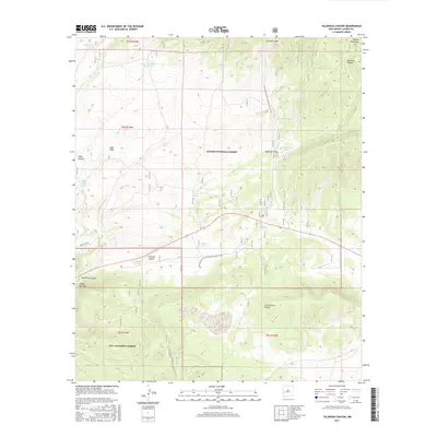 2017 Map of Tularosa Canyon, 2017 Print