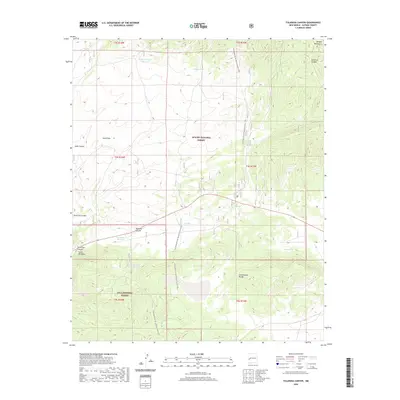 2020 Map of Tularosa Canyon, 2020 Print