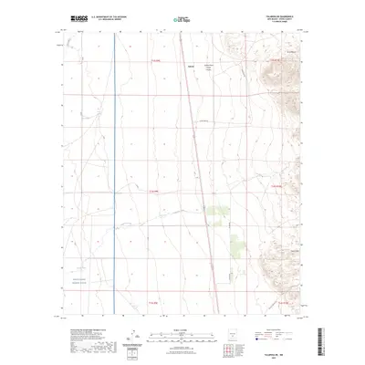 2023 Map of Tularosa NE, 2023 Print