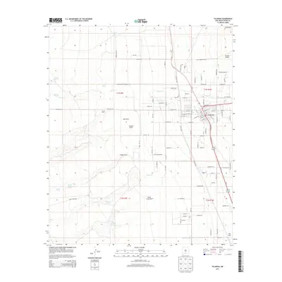 2013 Map of Tularosa, 2013 Print