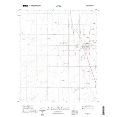 2020 Map of Tularosa, 2020 Print