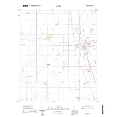 2023 Map of Tularosa, 2023 Print
