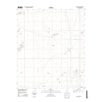 2013 Map of Tularosa Peak, 2013 Print