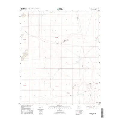 2017 Map of Tularosa Peak, 2017 Print