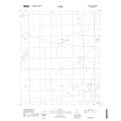2020 Map of Tularosa Peak, 2020 Print