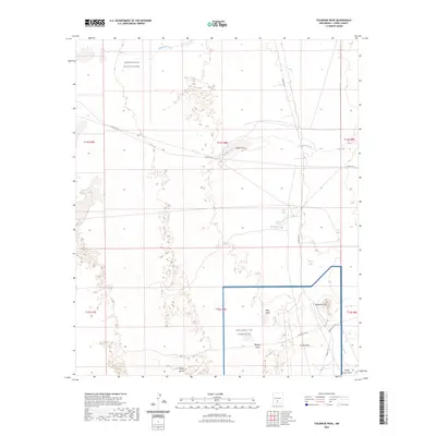 2023 Map of Tularosa Peak, 2023 Print