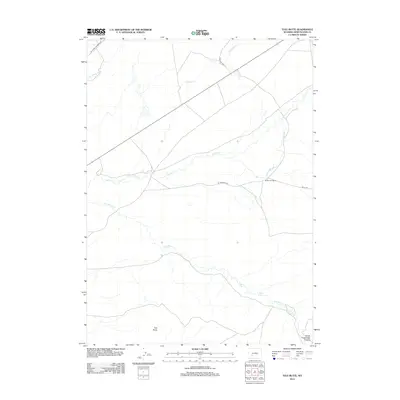 2012 Map of Tule Butte, 2012 Print