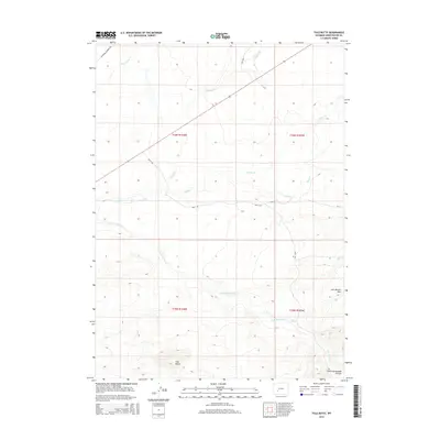 2015 Map of Tule Butte, 2015 Print
