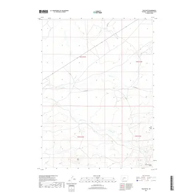 2017 Map of Tule Butte, 2017 Print
