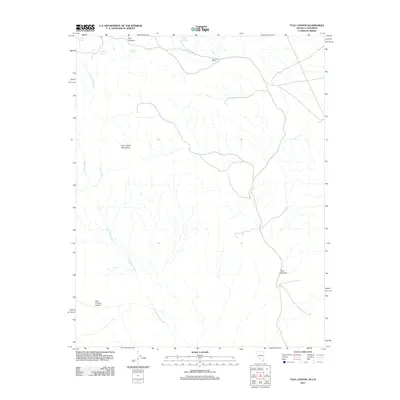 2011 Map of Tule Canyon, 2011 Print