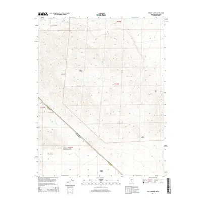 2014 Map of Tule Canyon, 2014 Print