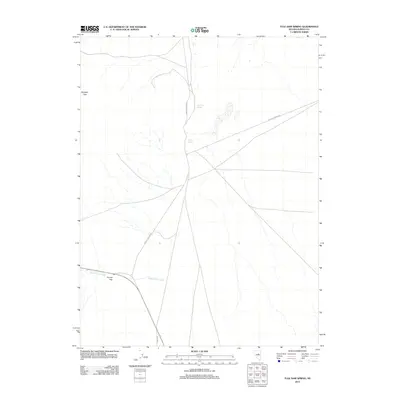 2012 Map of Tule Dam Spring, 2012 Print