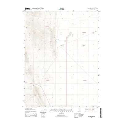 2014 Map of Tule Dam Spring, 2014 Print