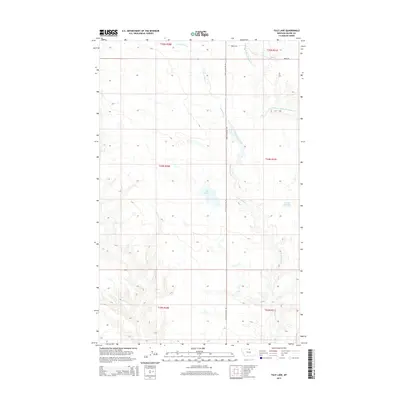 2014 Map of Tule Lake, 2014 Print