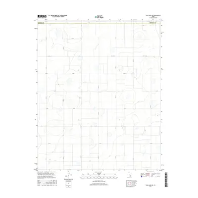 2016 Map of Tule Lake NW, 2016 Print