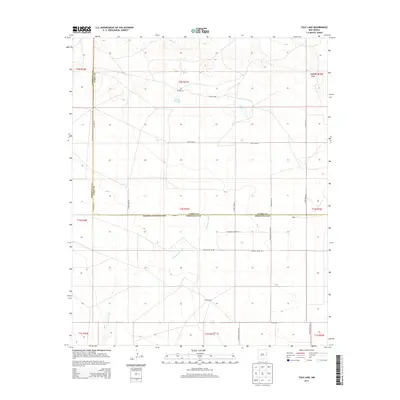 2013 Map of Tule Lake, 2013 Print