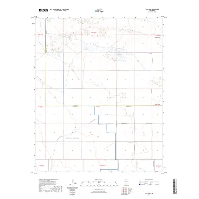 2023 Map of Tule Lake, 2023 Print