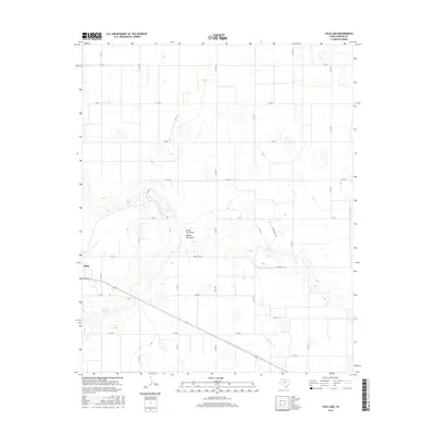 2016 Map of Tule Lake, 2016 Print