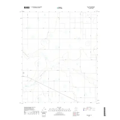 2019 Map of Tule Lake, 2019 Print