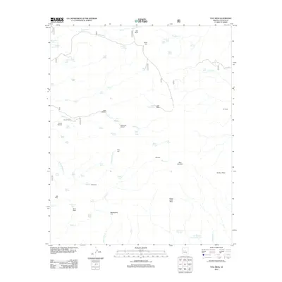 2012 Map of Tule Mesa, 2012 Print