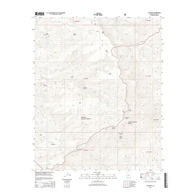 2014 Map of Tule Mesa, 2014 Print