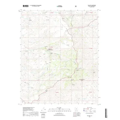 2018 Map of Tule Mesa, 2018 Print