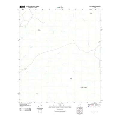 2010 Map of Tule Mountain, 2010 Print