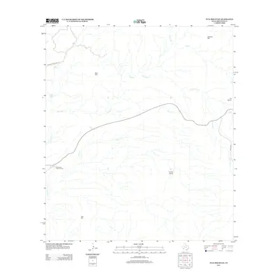 2012 Map of Tule Mountain, 2012 Print