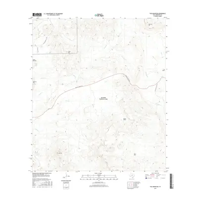 2016 Map of Tule Mountain, 2016 Print