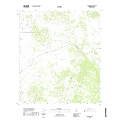 2019 Map of Tule Mountain, 2019 Print