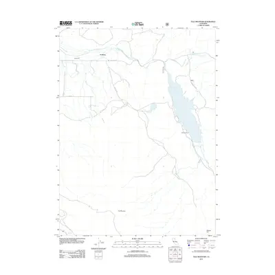 2012 Map of Tule Mountain, 2012 Print