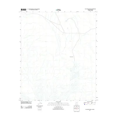 2011 Map of Tule Mountains, 2011 Print