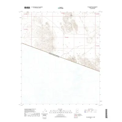 2018 Map of Tule Mountains, 2018 Print