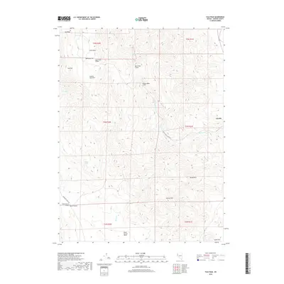 2018 Map of Tule Peak, 2018 Print