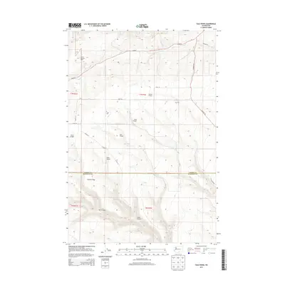2013 Map of Tule Prong, 2013 Print