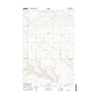 2017 Map of Tule Prong, 2017 Print
